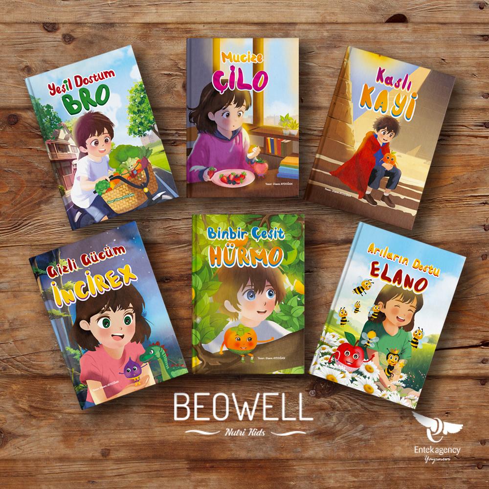 Beowell Nutri Kids Hikaye Kitapları Seti (6’lı Kitap Seti)